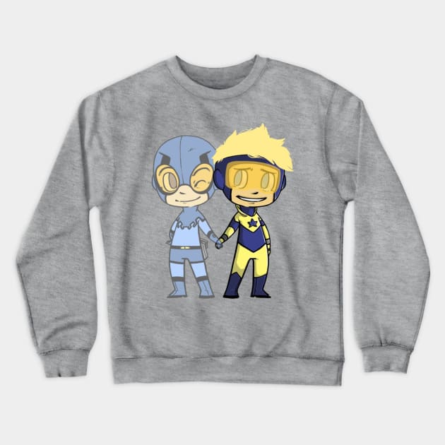 Beetle and Booster Crewneck Sweatshirt by JoyfulConstruct